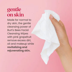 Facial Cleansing Towelettes with Pink Grapefruit