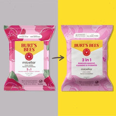 Micellar Makeup Removing Towelettes with Rose Water