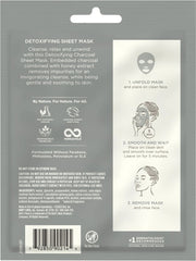 Detoxifying Charcoal Sheet Mask with Honey