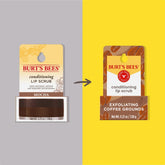 Conditioning Coffee Grounds Lip Scrub