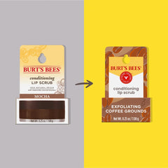 Conditioning Coffee Grounds Lip Scrub