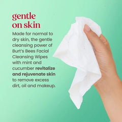 Facial Cleansing Towelettes with Cucumber & Mint