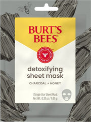 Detoxifying Charcoal Sheet Mask with Honey