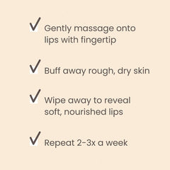 Conditioning Coffee Grounds Lip Scrub